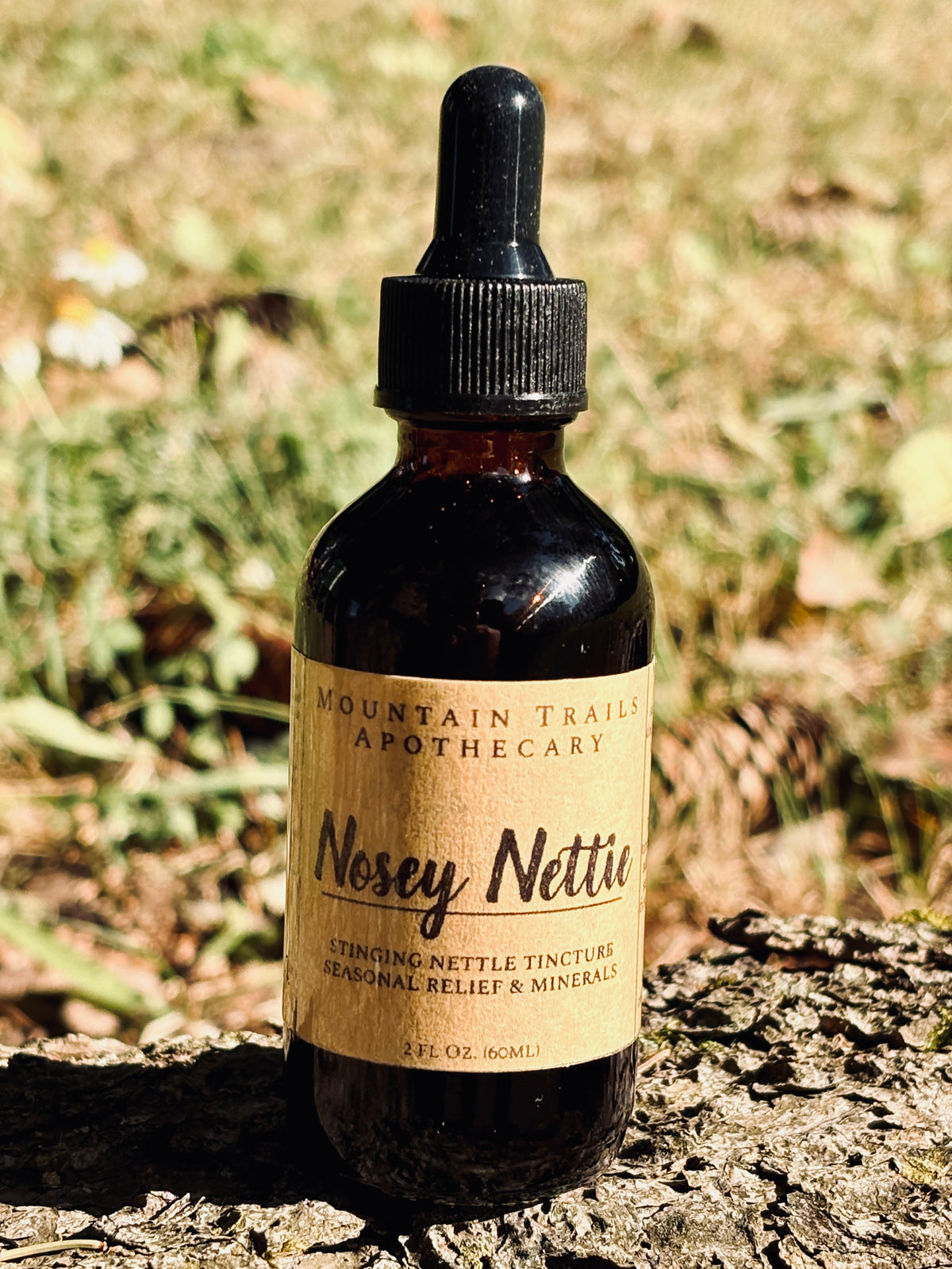 Nosey Nettie (stinging nettle tincture for seasonal support)