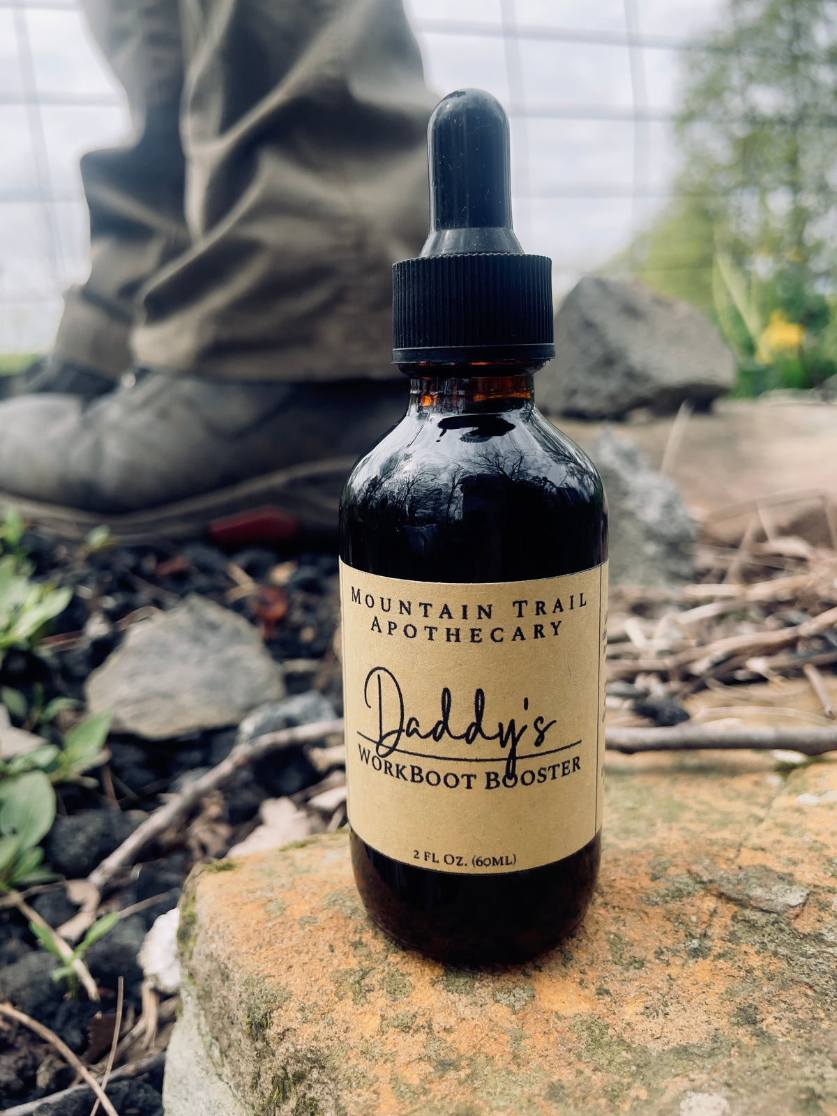 Daddy's WorkBoot Booster (immune support elderberry tincture)